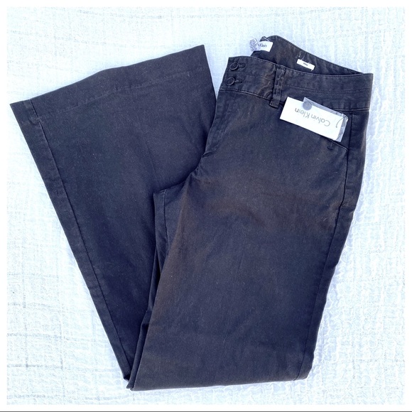 NWT Calvin Klein “The Riley” High Rise Waist Flare Leg Dress Jeans Slacks Pants - Picture 8 of 16